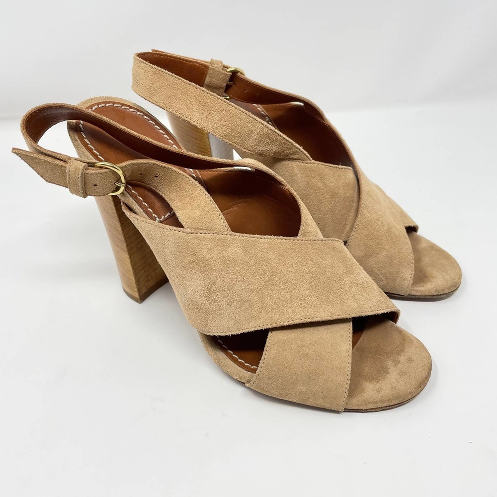 LANVIN Suede Heels 39.5 euro 8 US